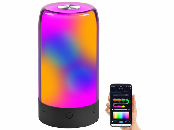 lampe d'ambiance connectée LED RVB IC