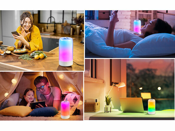 Lampe d’ambiance connectée avec LED IC RVB