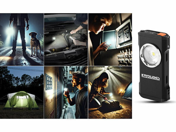 Lampe de poche LED 300 lm rechargeable magnétique