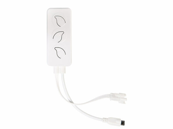 Lampe sur pied LED RVB IC connectée - coloris blanc