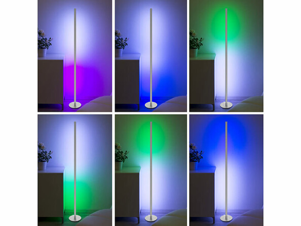 Lampe sur pied LED RVB IC connectée