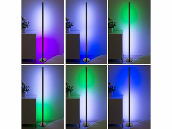 Lampe sur pied LED RVB IC connectée