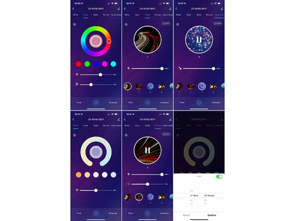 Lampe sur pied LED RVB IC connectée - coloris noir (Reconditionné)