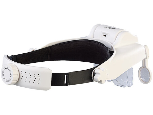 loupe frontale lumineuse avec grossissement jusqu'à 14 x