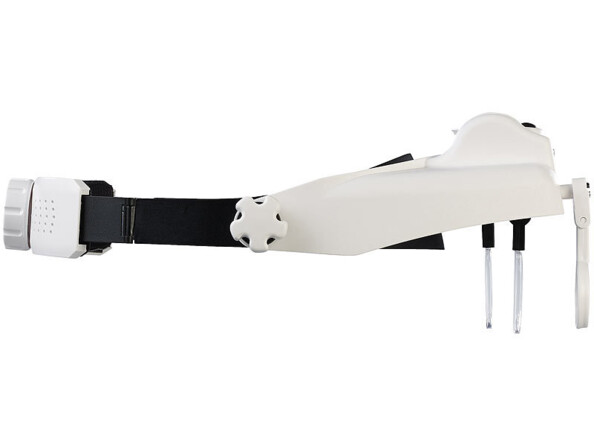 loupe frontale lumineuse avec grossissement jusqu'à 14 x