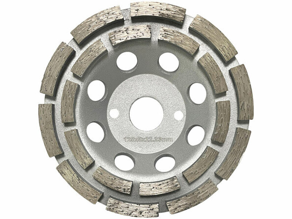 Meule diamantée universelle 125 mm double rangée