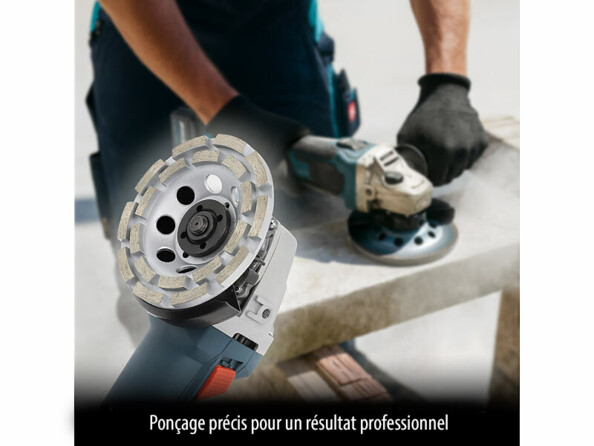Meule diamantée universelle 125 mm double rangée