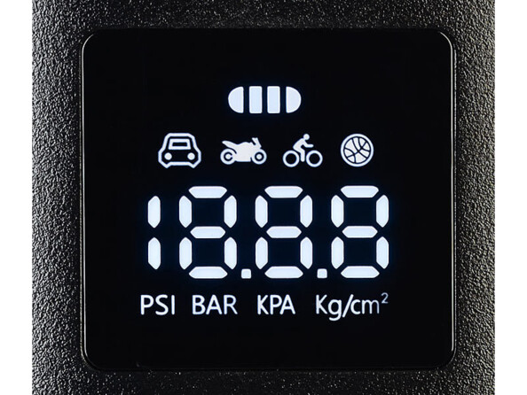 Pompe à air comprimé sans fil avec écran LCD rétroéclairé