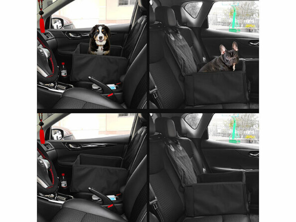 Panier pour chien imperméable pour siège automobile