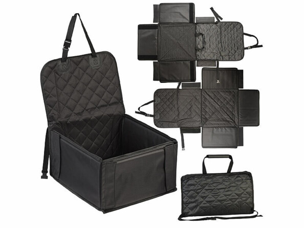 Panier pour chien imperméable pour siège automobile