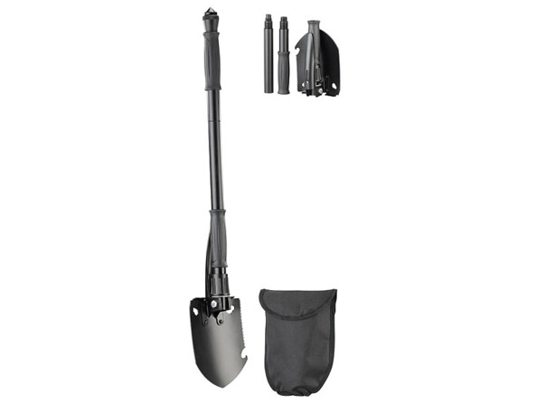 Pelle multifonction 12 en 1 en acier carbone