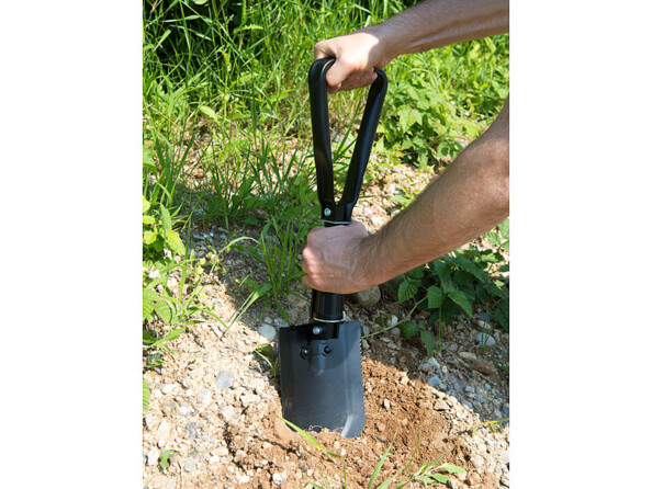 Pelle pliable 3 en 1 en acier carbone