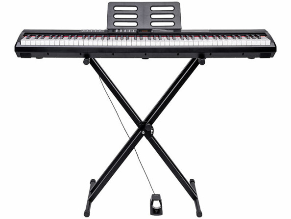 Piano numérique 88 touches avec pédale EK-88 avec support