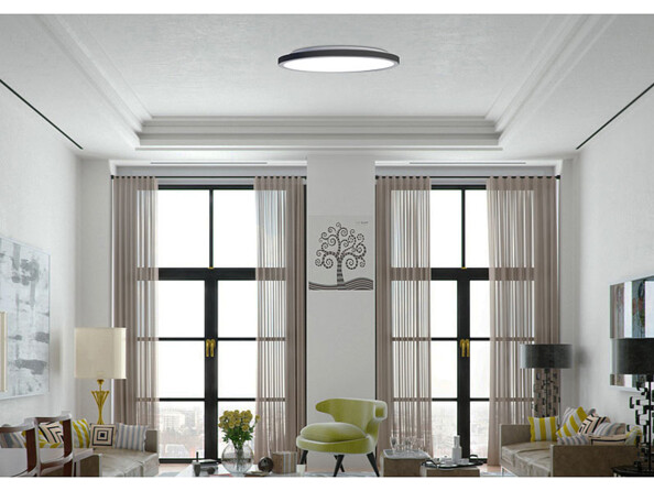 lampe de plafond LED RVB CCT télécommandé 2565 lumens avec intensité variable