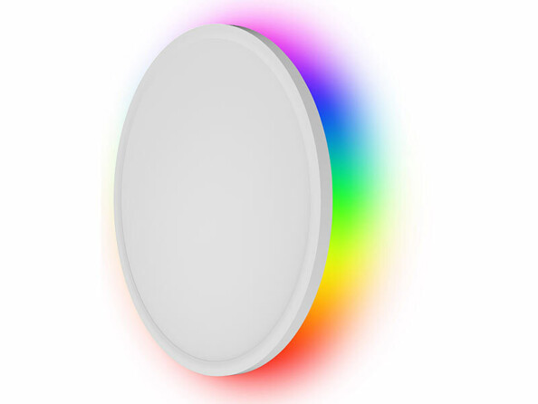 luminaire plafond LED RVB CCT télécommandé 2565 lumens avec intensité variable