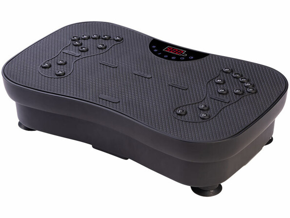 Plateforme vibrante télécommandée avec enceinte bluetooth