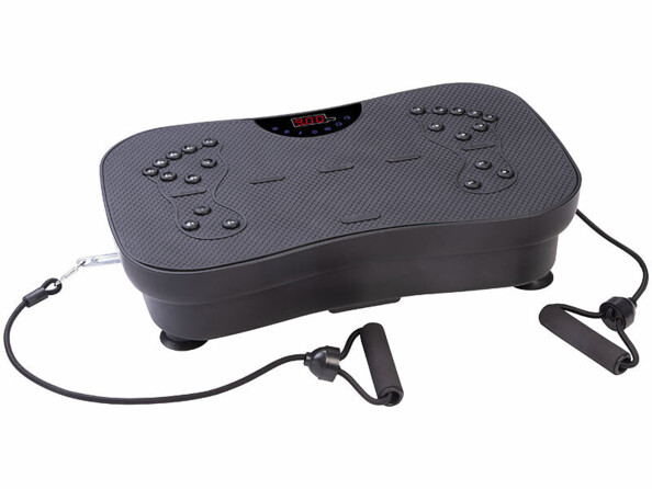 Plateforme vibrante télécommandée avec enceinte bluetooth