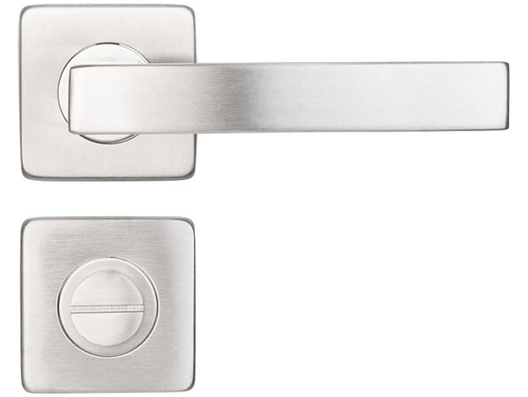 4 garnitures de porte en acier inoxyable: 8 poignées