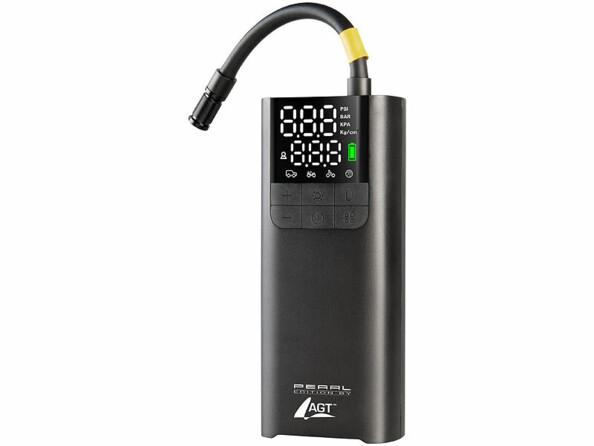 Compresseur d'air électronique à batterie avec manomètre numérique