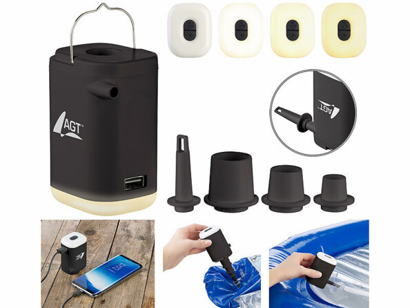 Pompe à air électrique gonfleur sans fil avec fonction batterie d'appoint