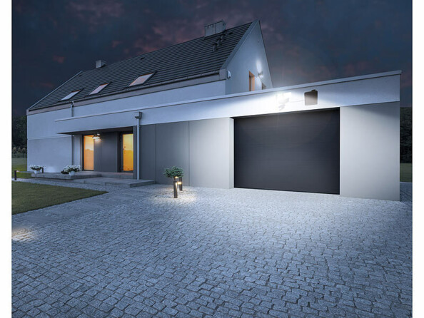 Projecteur d'extérieur LED solaire 3600 lm avec capteur PIR