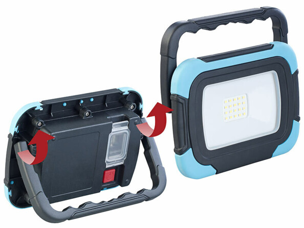 Projecteur LED 1000 lm avec batterie 4000 mAh