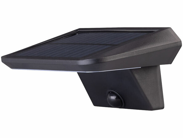 Projecteur LED automatique d'extérieur étanche avec panneau solaire et capteur PIR