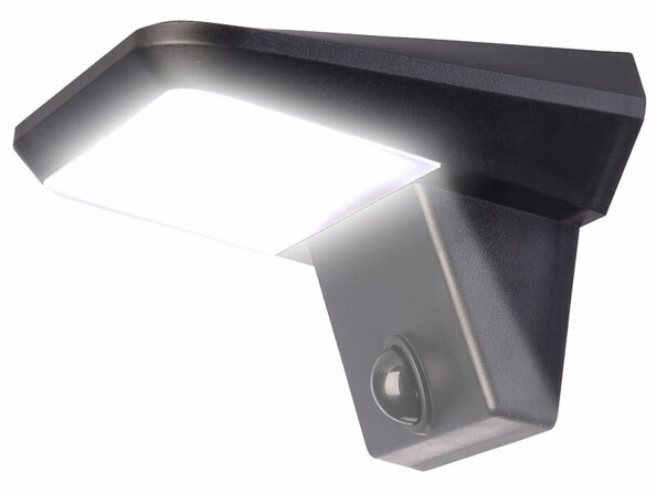 Projecteur à LED d'extérieur sans fil avec détecteur de mouvement PIR de la marque Luminea