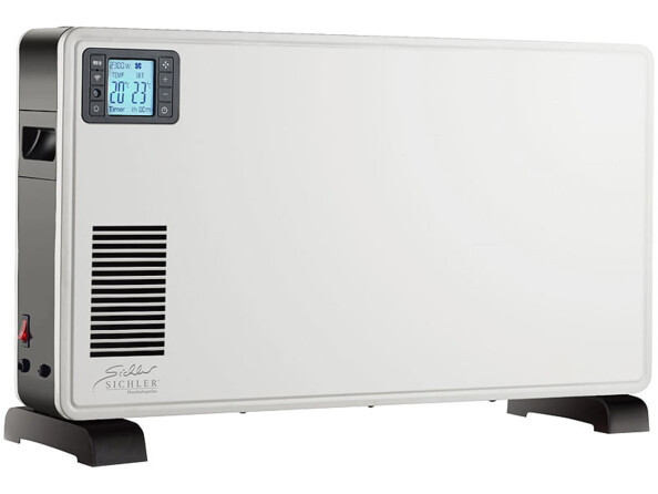 Radiateur convecteur connecté EHZ-1600 avec une puissance de 2300 watts.