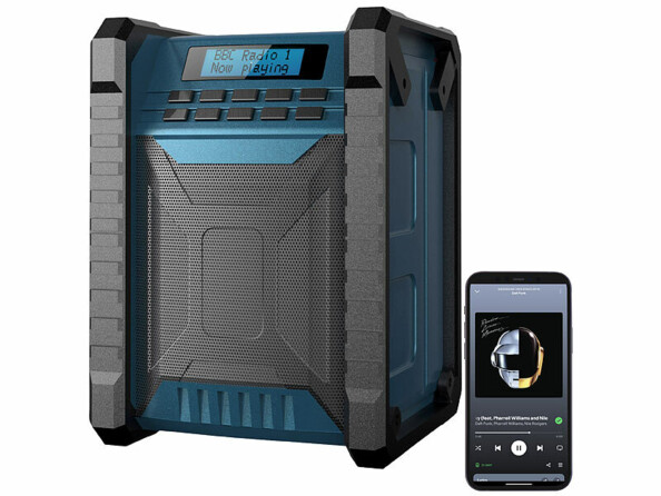 Radio rechargeable 80 W conçue pour les environnements difficiles.
