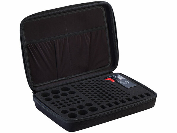 organiseur pour 148 piles avec testeur de piles