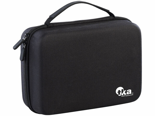 Sacoche de rangement pour 96 piles avec testeur de piles