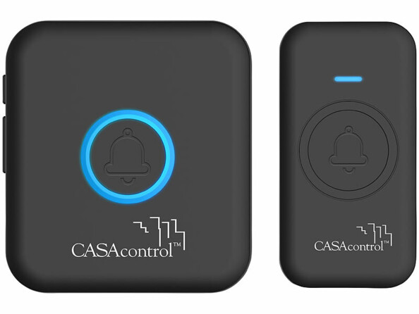 Sonnette sans fil à pile avec carillon secteur