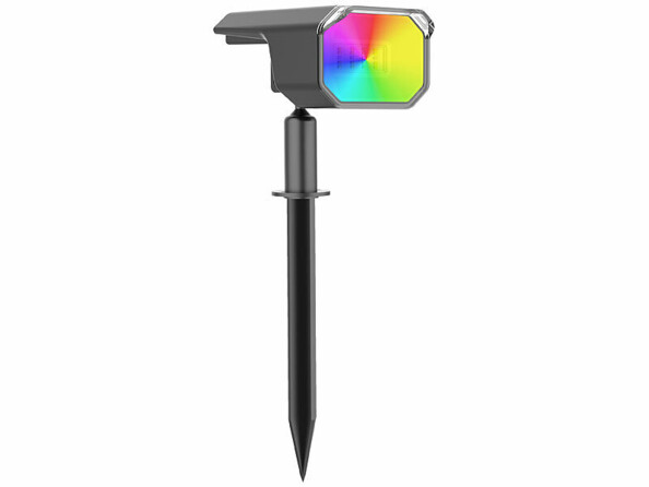 spot piquet solaire étanche connecté à LED RVB CCT