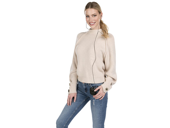 Récepteur sans fil avec prise jack 3,5 mm pour votre casque ou vos écouteurs Réglage du volume directement sur le récepteur sans fil