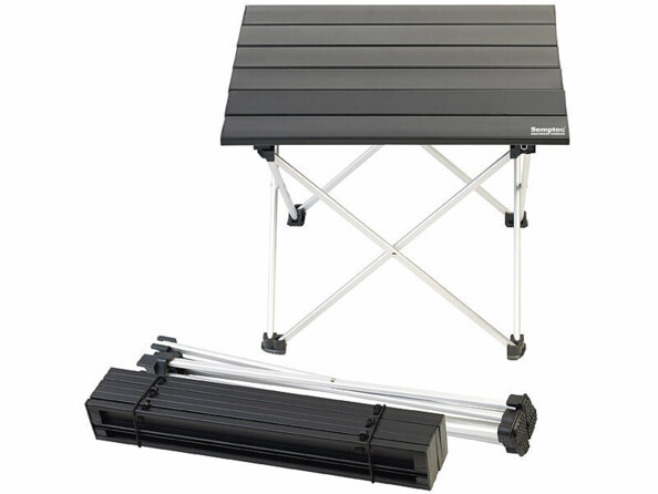 Table de camping pliable en aluminium léger