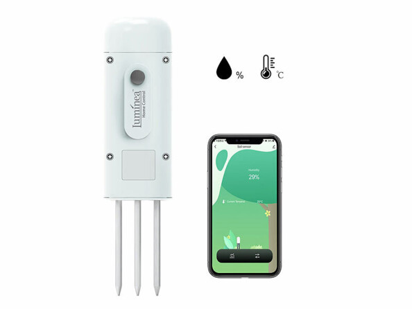 Thermomètre-hygromètre de sol connecté compatible ZigBee