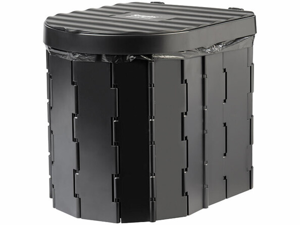 Toilettes de camping pliables avec abattant