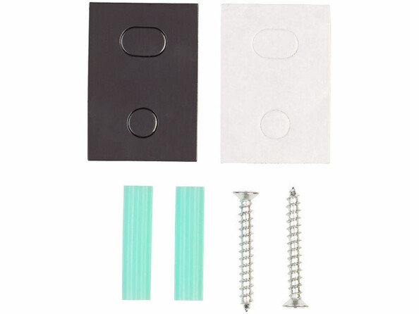 Cadre de support avec patch adhésif double face, adaptateur de fixation magnétique et 2 vis de montage