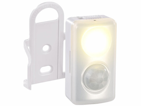 Veilleuse LED 50 lm à piles avec capteur de mouvement