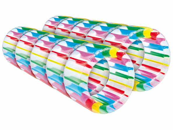 Pack de 10 roues de zorbing gonflables pour enfants de la marque Infactory