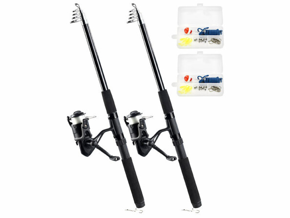2 kits de pêche complet pour débutants 31 pièces de la marque Speeron