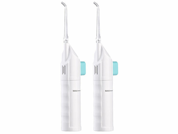 Pack de 2 hydropulseurs manuels sans pile ni câble MD-100 de la marque Newgen Medicals