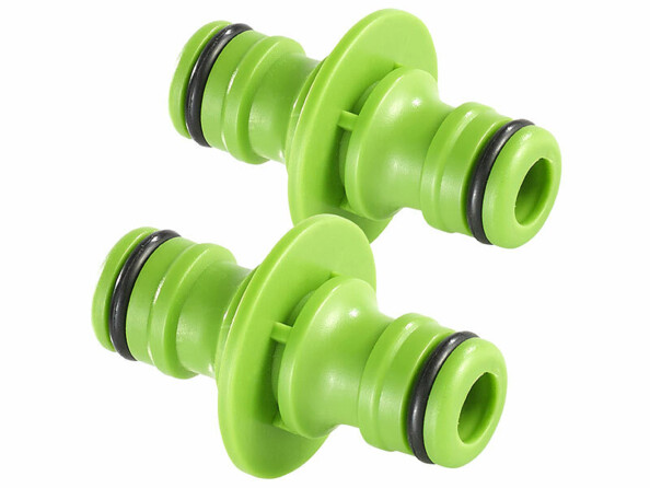 Pack de 2 raccords pour tuyaux d'arrosage mâle / mâle de la marque Royal Gardineer