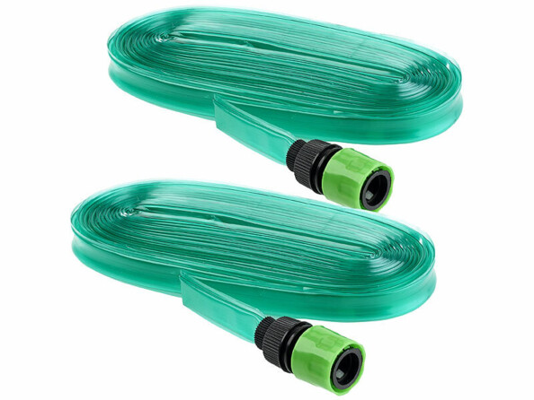Pack de 2 tuyaux d'arrosage perforés pour aspersion fine par le haut de la marque Royal Gardineer
