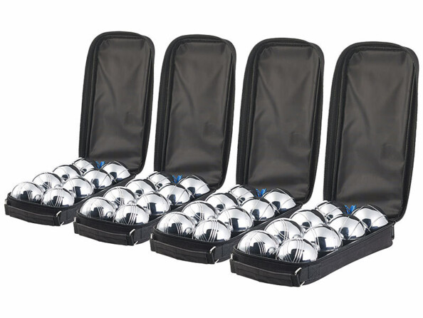 Pack de 32 boules de pétanque en métal de la marque Pearl