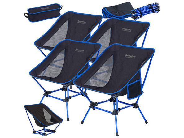 4 chaises de camping pliables de la marque Semptec Urban Survival Technology