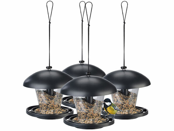 4 mangeoires à oiseaux à suspendre de la marque Royal Gardineer