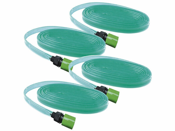 Pack de 4 tuyaux d'arrosage perforés pour aspersion fine par le haut de la marque Royal Gardineer