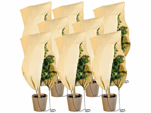 Pack de 8 housses d'hivernage taille L de la marque Royal Gardineer